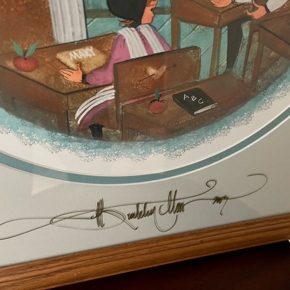 P. Buckley Moss Signed and Numbered Framed Lithograph - Picture 6 of 10